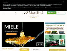 Tablet Screenshot of palatifini.it